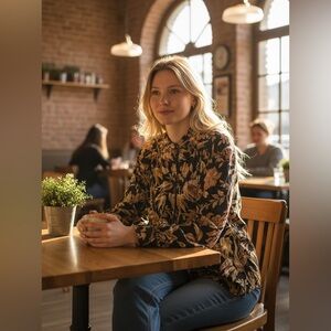 H&M Floral Blouse New